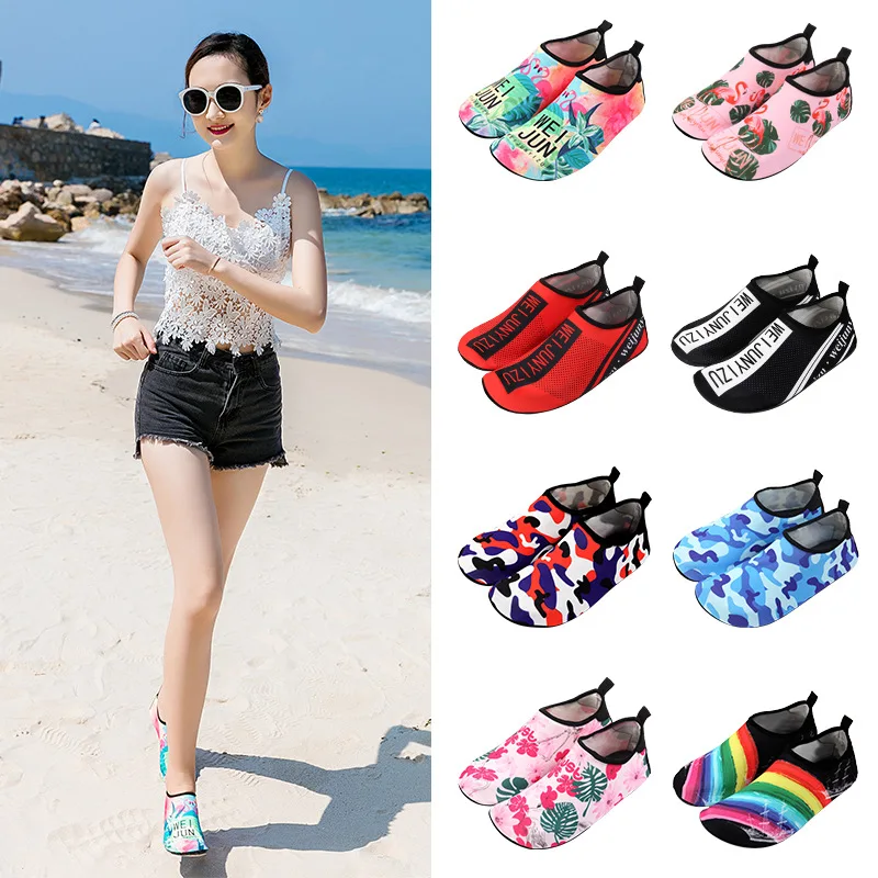 

Zooboo Outdoor Men Women Beach Aqua Shoes Swimming Water Adult Unisex Flat Soft