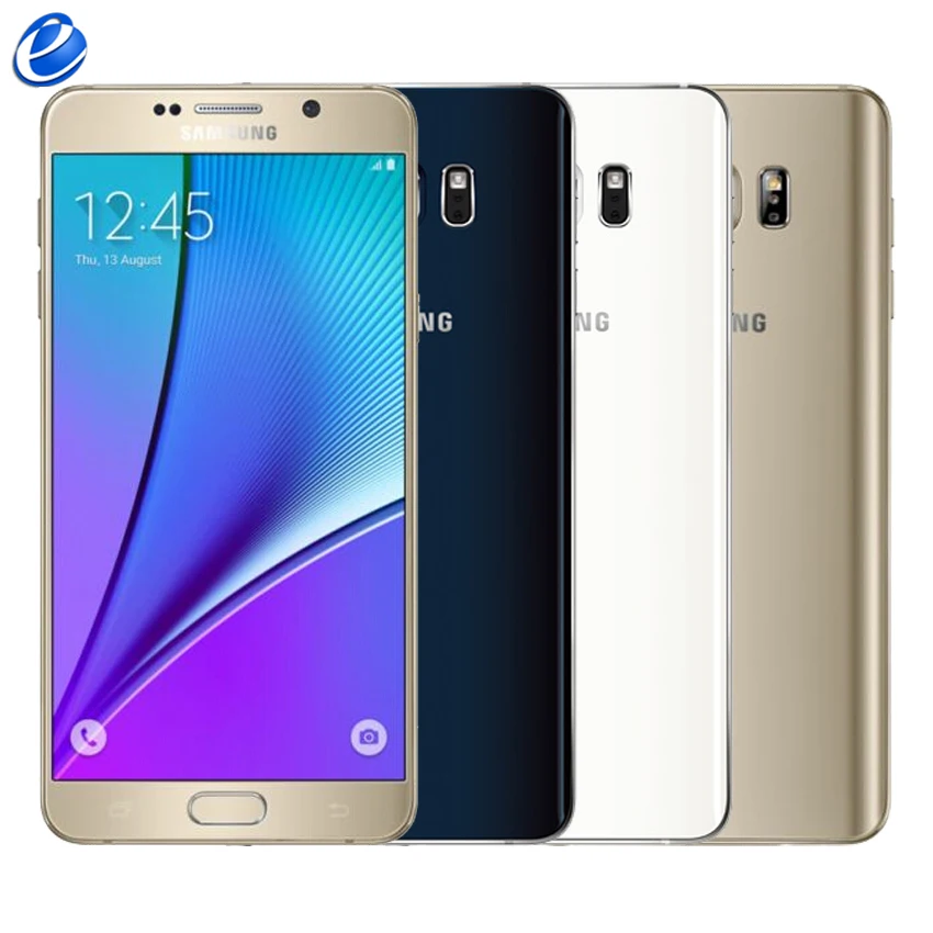Оригинальный Samsung Galaxy Note 5 note5 N920 4G B Оперативная память 32 ГБ Встроенная Android
