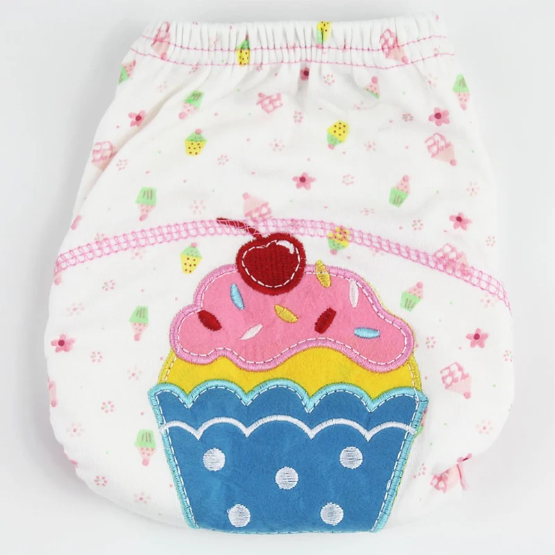 cake 11,11 1 шт. из хлопка для новорожденных, малышей, Водонепроницаемый многоразовые Подгузники детских подгузников, трусы, нижнее белье для мальчиков и девочек Моющиеся Многоразовые памперсы, тканевые подгузники - Цвет: cake