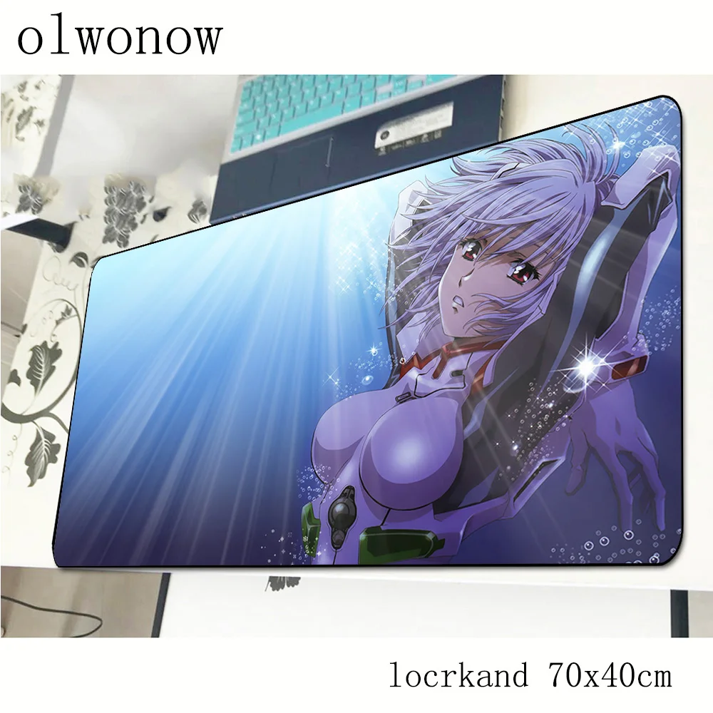 Evangelion Коврик для мыши 70x40 см Индивидуальные коврики для мыши лучший игровой коврик для мыши геймер на день рождения персонализированные коврики для мыши Клавиатура ПК pad