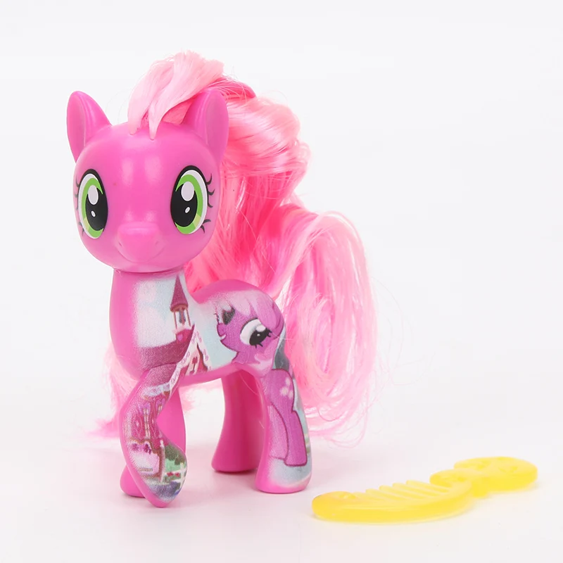 8 см игрушки My Little Pony Friendship is Magic Пинки Пай Радуга Дэш Флаттершай Songbird Serenade ПВХ фигурка модель