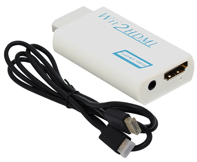 1 м HDMI кабель Папа папа Wii к 2HDMI адаптер конвертер Поддержка 1080P 3 5 мм аудио и видео