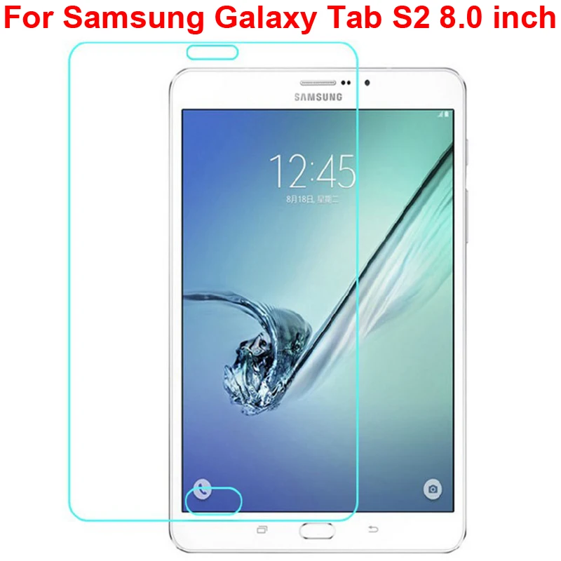 9H закаленное стекло для защиты экрана Samsung Galaxy Tab S2 8 0 дюймов T710 T713 T715 T719