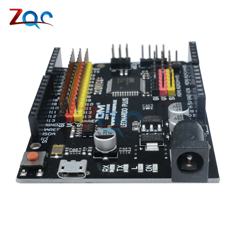 Макетная плата Leonardo R3 Plus Mcrocontroller ввода/вывода защитный модуль ATmega32U4 Pro Micro 5 в SPI IIC