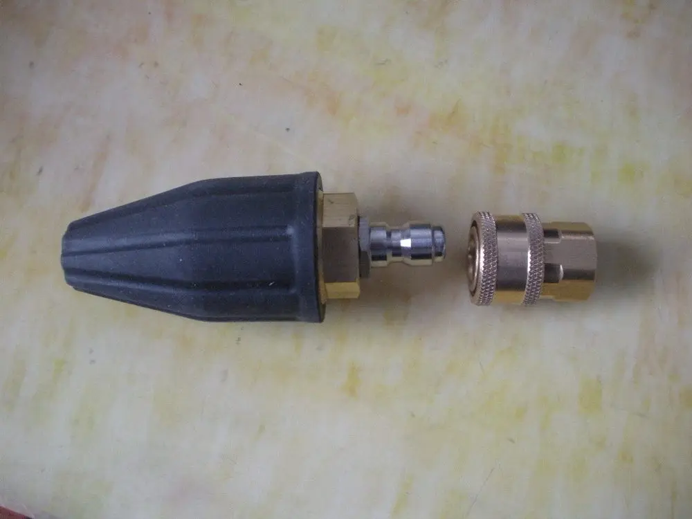 Вращающаяся Распылительная насадка с быстрым патроном пистолет для мойки