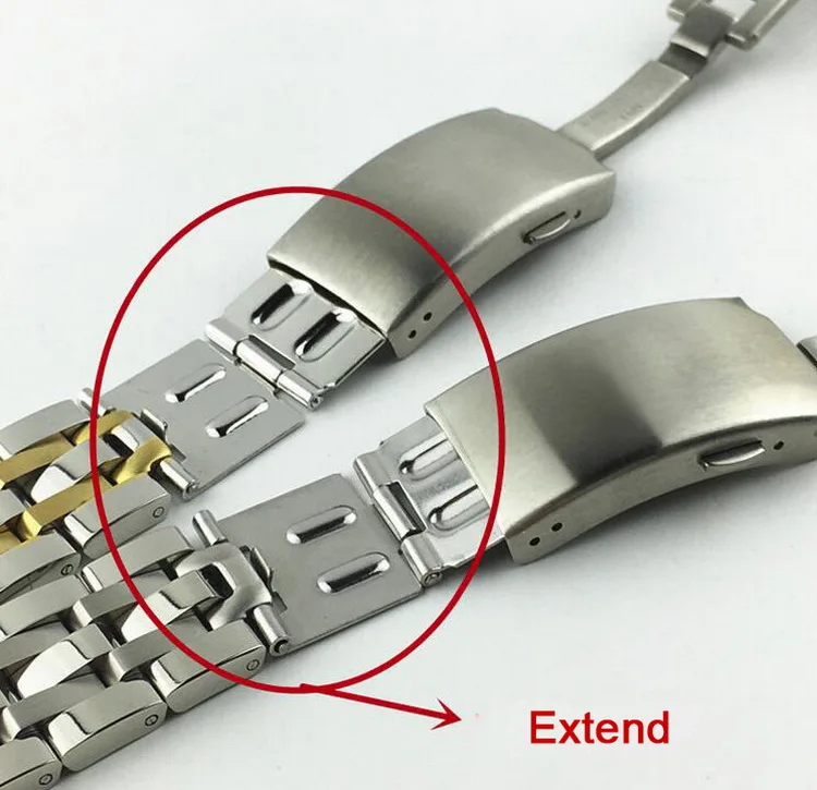 19 мм, 20 мм, ремешок из нержавеющей стали для часов Tissot T17/T014/T41/T461/PRC200/T055/T067, мужской ремешок для часов, изогнутый конец
