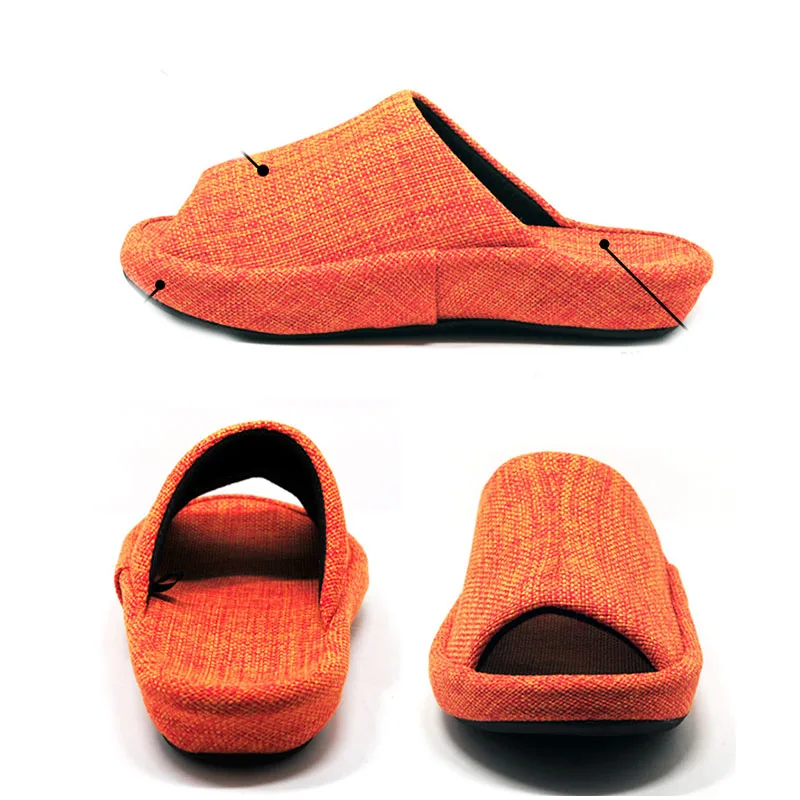 Женские домашние тапочки Jron на нескользящей подошве хлопок ткань