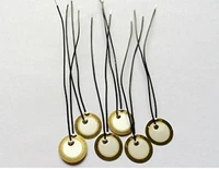 20pcs 12mm piezo elements sounder sensor trigger drum disc wire copper