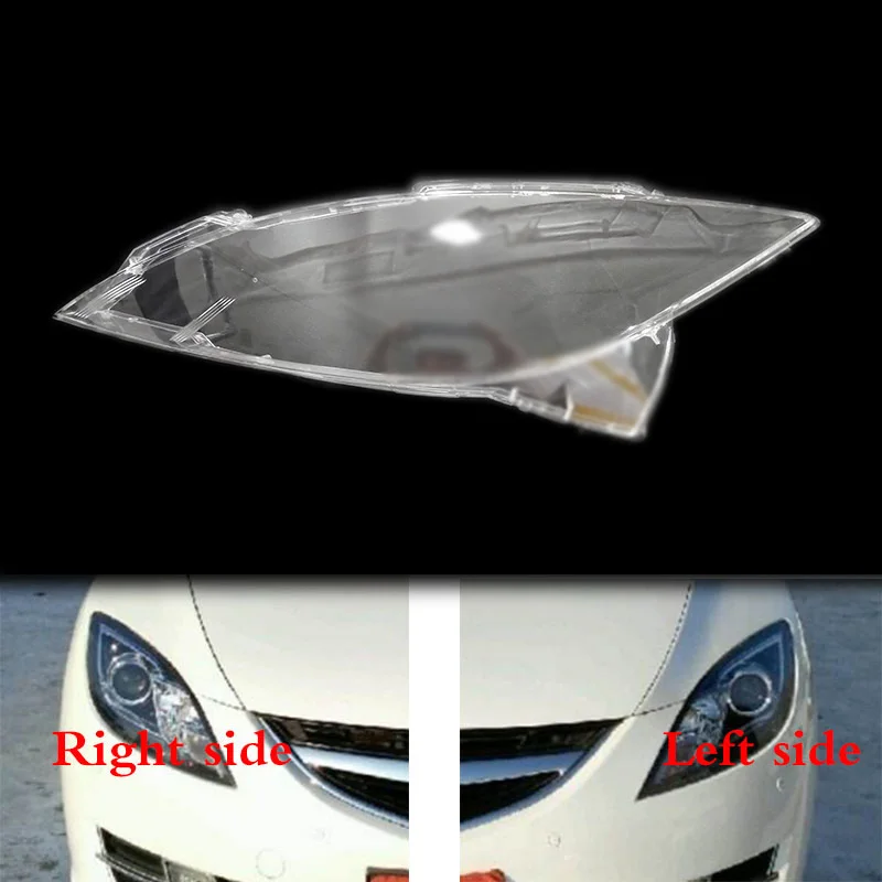 Для Mazda 6 2009-2012 Sedan 4Dr передние фары прозрачные абажуры лампы оболочки маски фары крышка линзы фары стекло