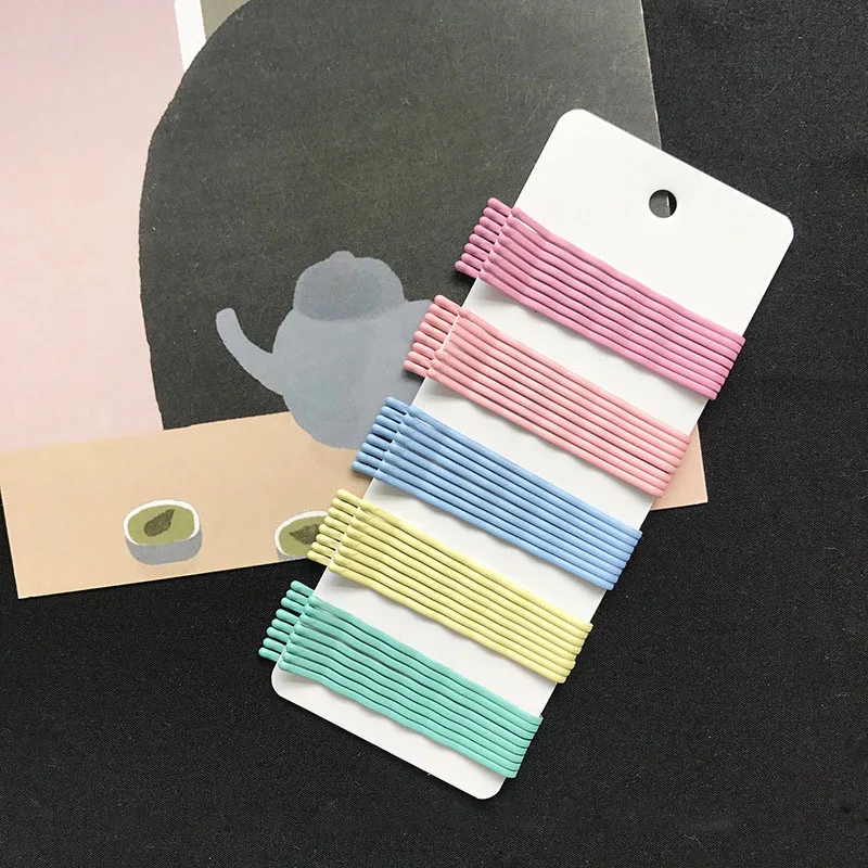 Для выведения токсинов 40 шт заколки для волос волна плоский закругленный крепеж