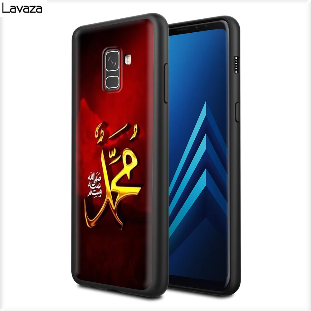 Чехол из силикона Lavaza с логотипом и арабским мусульманским исламским узором для Samsung A3 A5 2016 2017 A6 Plus A7 A8 A9 A10 A30 A40 A50 A70 J6 2018.