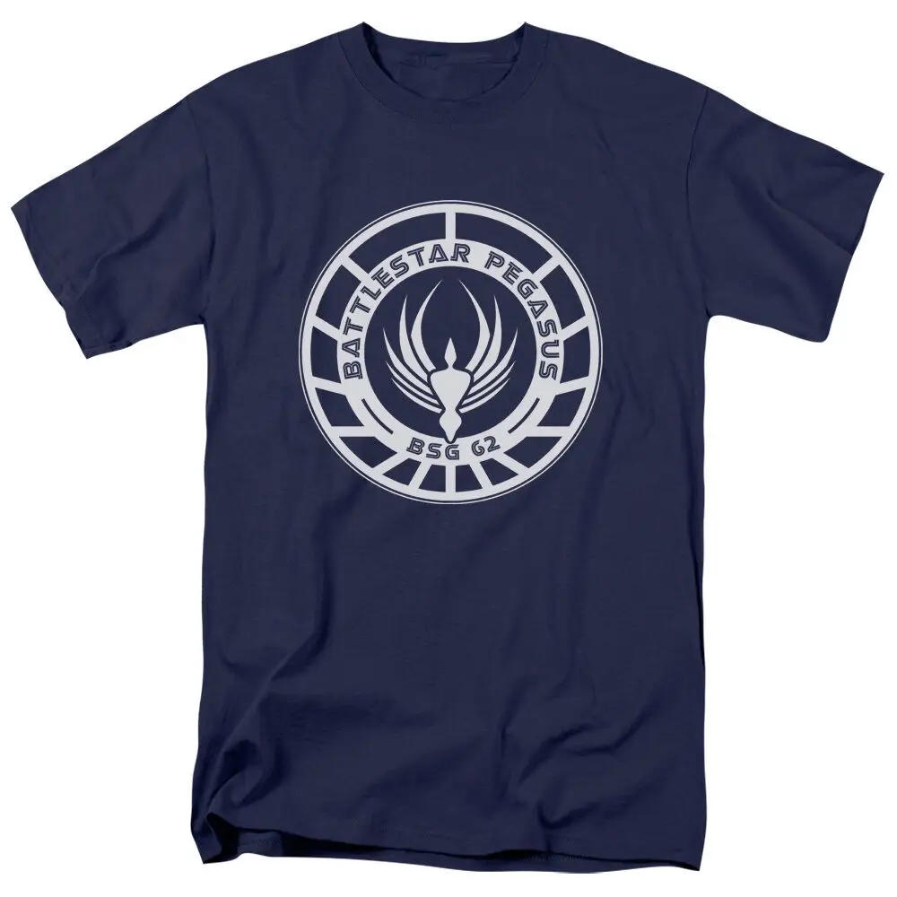 Battlestar Galactica PEGASUS бейдж лицензионный для взрослых Футболка все размеры|Мужские