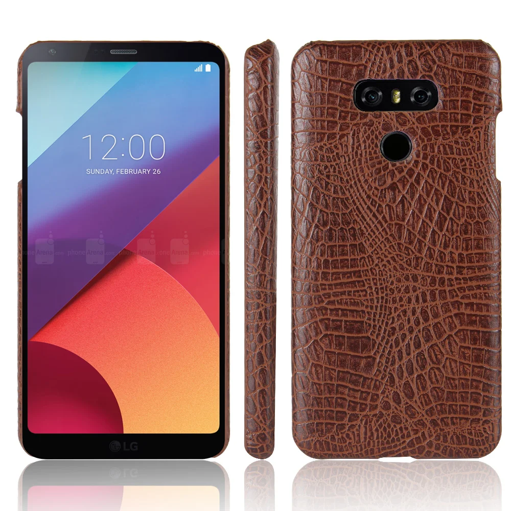 Роскошные крокодиловой кожи Pattern кожаный чехол для LG G6 крышка ударопрочный