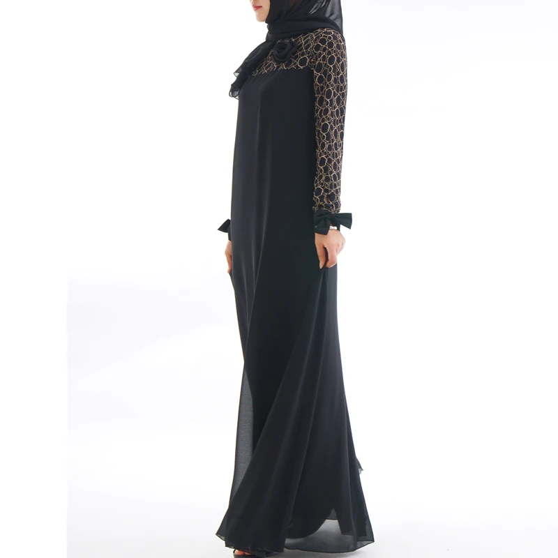 2020 модное мусульманское платье для молитвы элегантный лоскутный вышитый