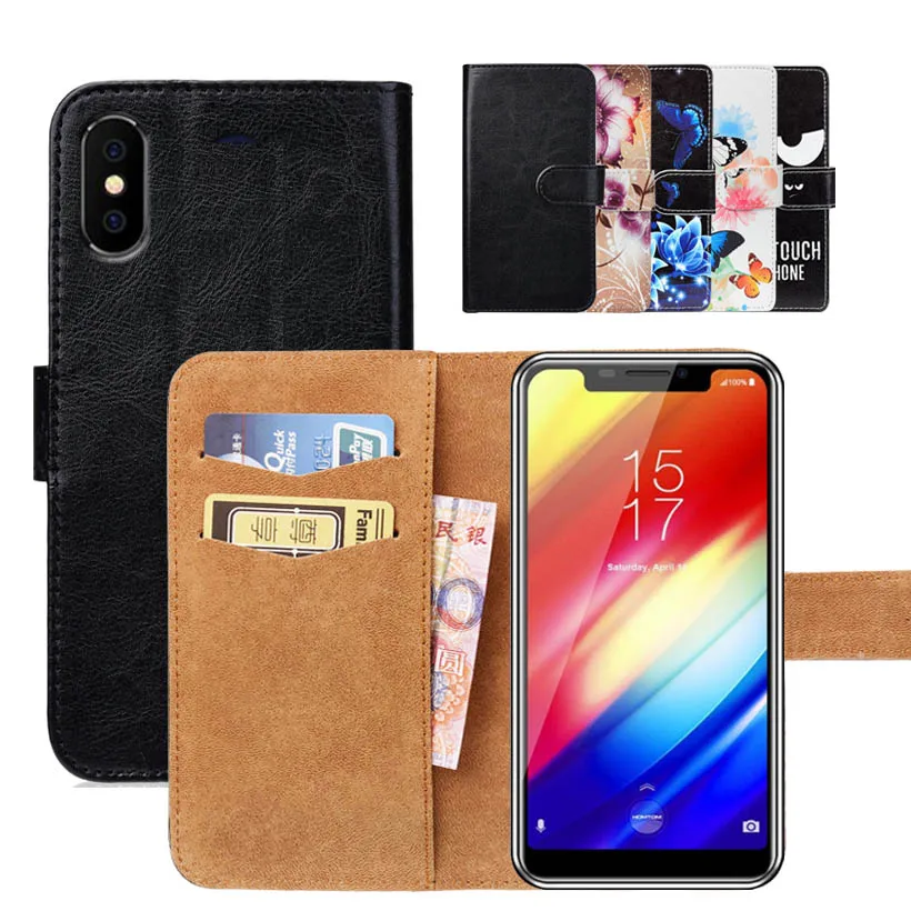 Для HOMTOM H10 чехол с принтом бабочка для мобильных телефонов из искусственной кожи