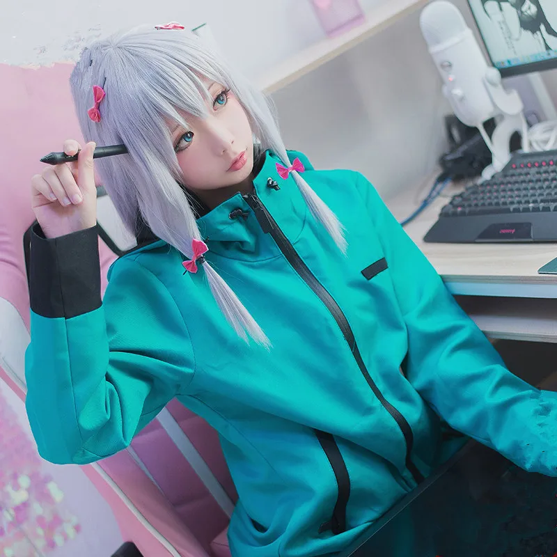 Высококачественная модная повседневная аниме куртка для косплея Izumi Sagiri Cos милый