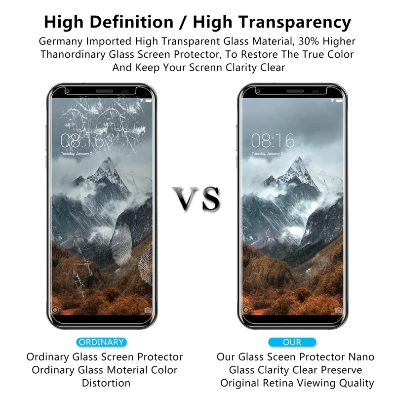 2 шт. 2.5D 0,26mm 9 H премиум-класса из закаленного Стекло для Oukitel K5 Экран протектор из закаленного стекла, Защитная пленка для OUKITEL K5 5,7"