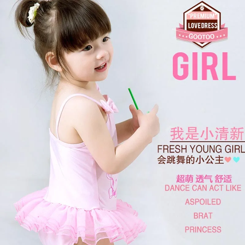 Милое платье принцессы для девочек один цельный купальник детский купальный