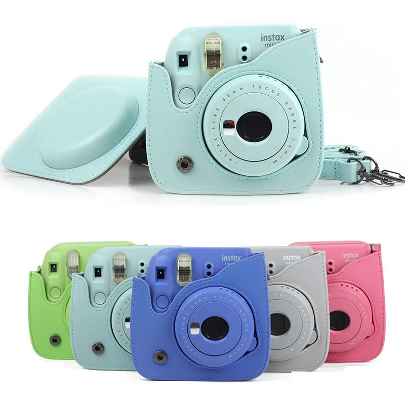 Чехол из искусственной кожи для Fujifilm Instant Mini 9 8 + чехол хранения камеры Fuji Instax