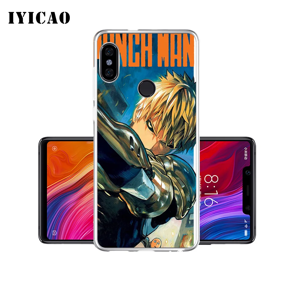 Мягкий силиконовый чехол для телефона IYICAO One Punch Man Saitama Xiaomi Mi 9 8 SE 6 A1 A2 Lite F1 MIX2S MIX3 TPU