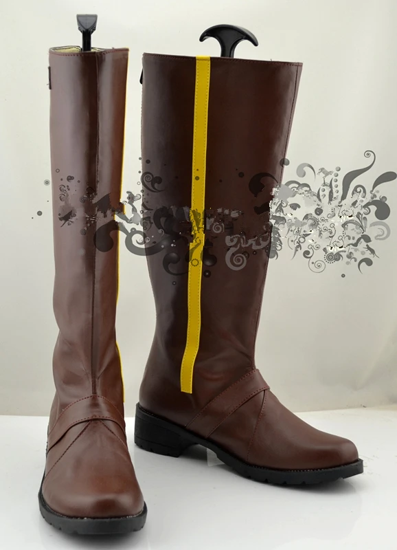 Аниме Блэйк желтый трейлер Ян Сяо Длинные Косплей обувь ботинки|ruby boots|rwby bootsboots