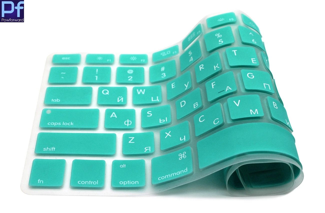 Силиконовый Чехол Для Imac Macbook Air Pro Retina 13 15 с русской раскладкой|keyboard cover for imac|keyboard