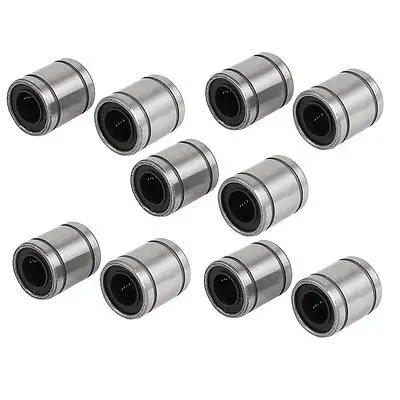 LM8SUU 8 мм x 15 17 шариковый подшипник с линейным движением Серебряный тон 10 шт|tone|toning