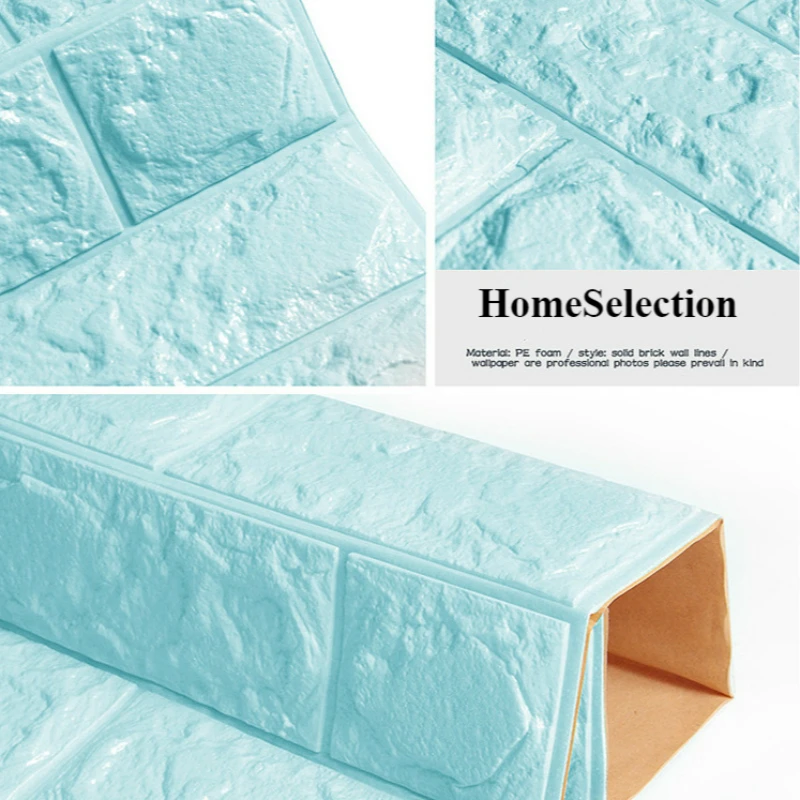 3D наклейки на стену имитация кирпича Декор для спальни Водонепроницаемый