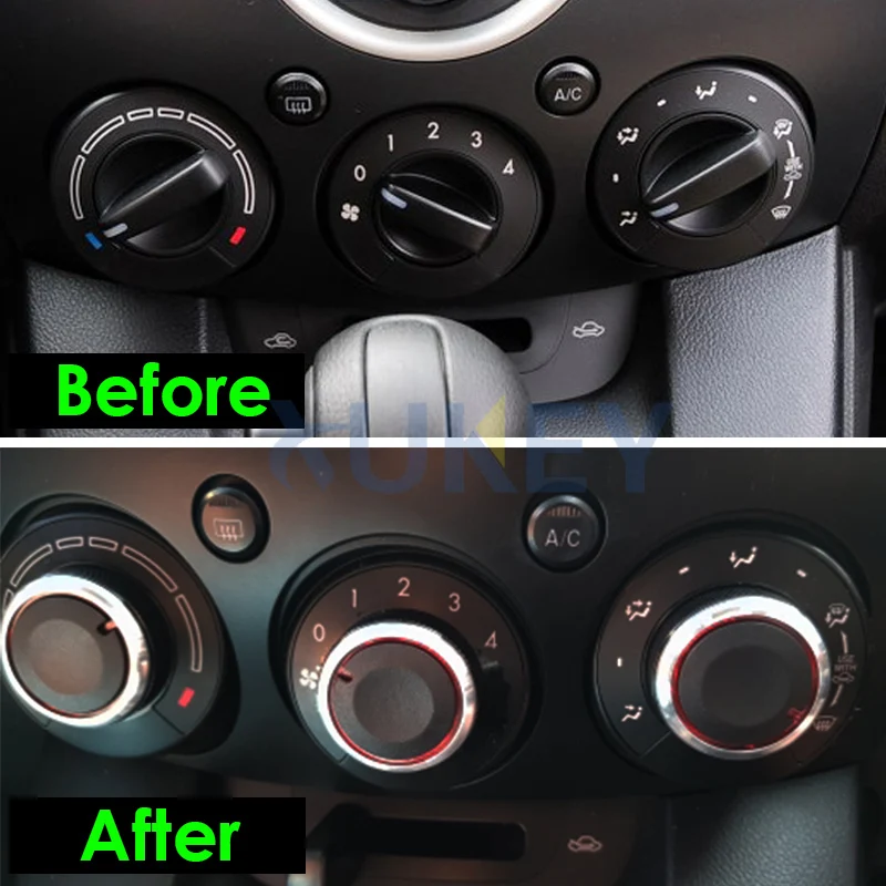 Ручка переключателя для Mazda 2 M2 Demio 2007 2014 ручки нагревателя кнопки регулировки