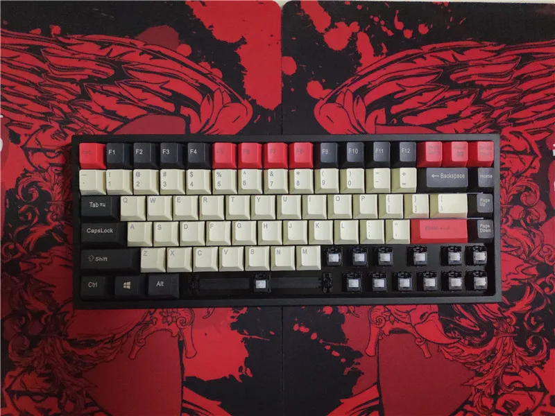 Keycool 84 bluetooth механическая клавиатура cherry mx clear switches Беспроводная игровая mini84 BT 4 0 PBT