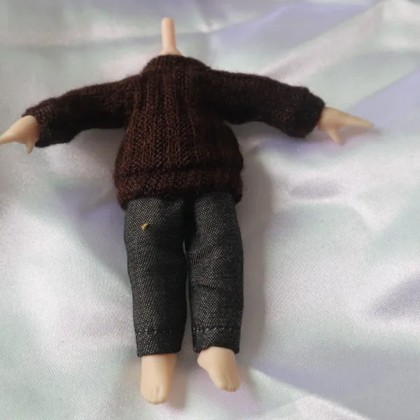 Мини кукла ob11 костюм свитер и брюки многоцветный-ob11 12bjd кукла