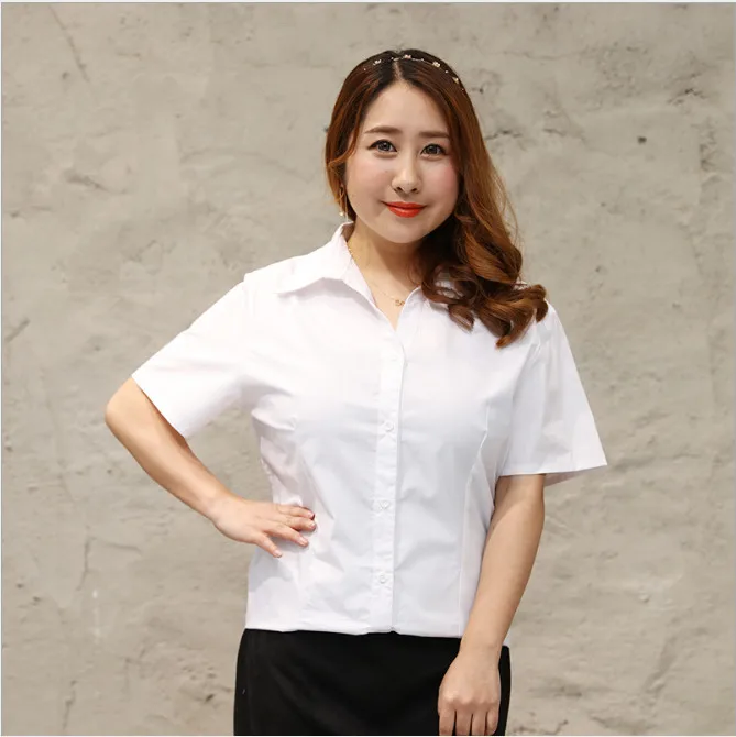 Женская Однотонная рубашка элегантная офисная с v образным вырезом для офиса