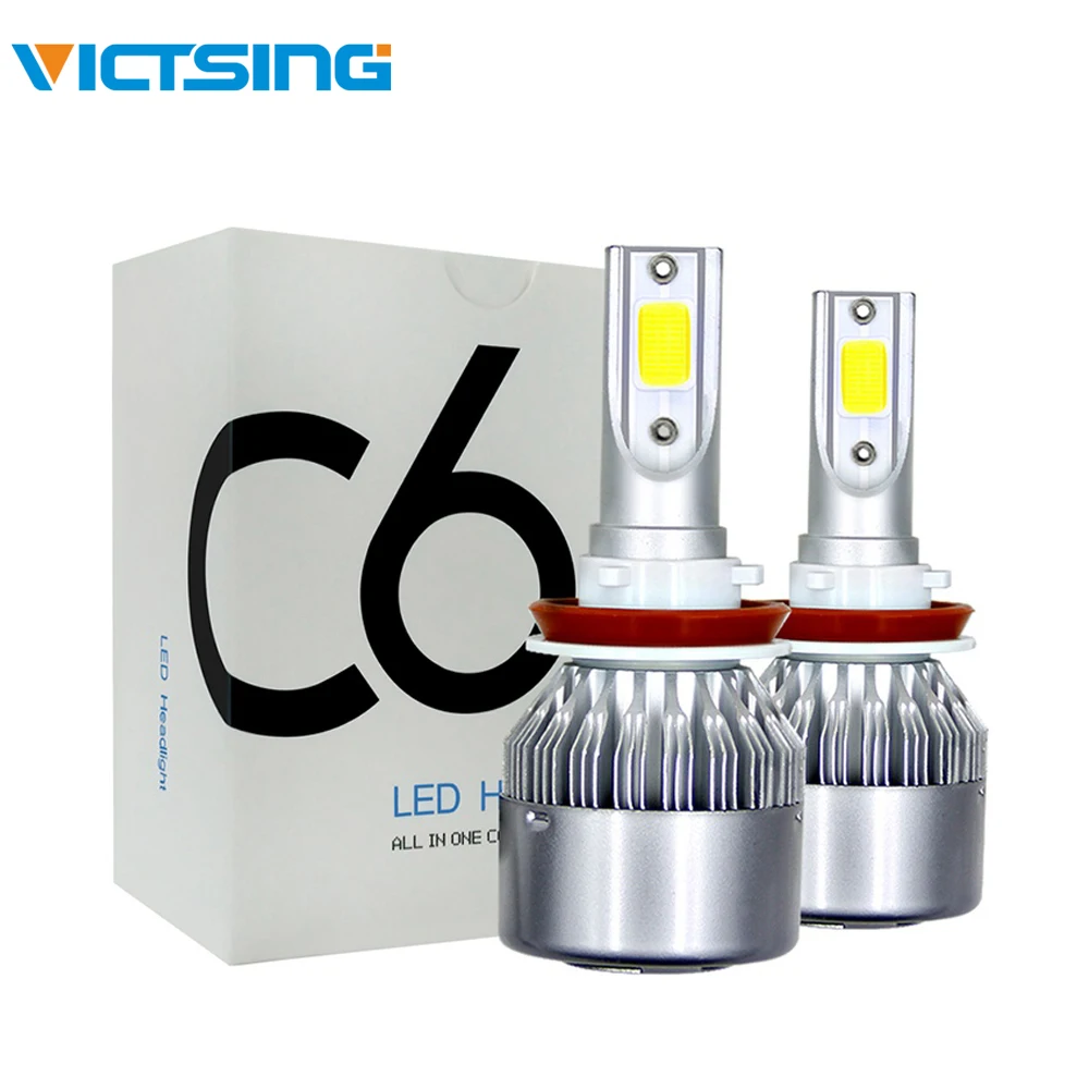 VicTsing Новые поступления автомобильные лампы светодиодсветодиодный H11