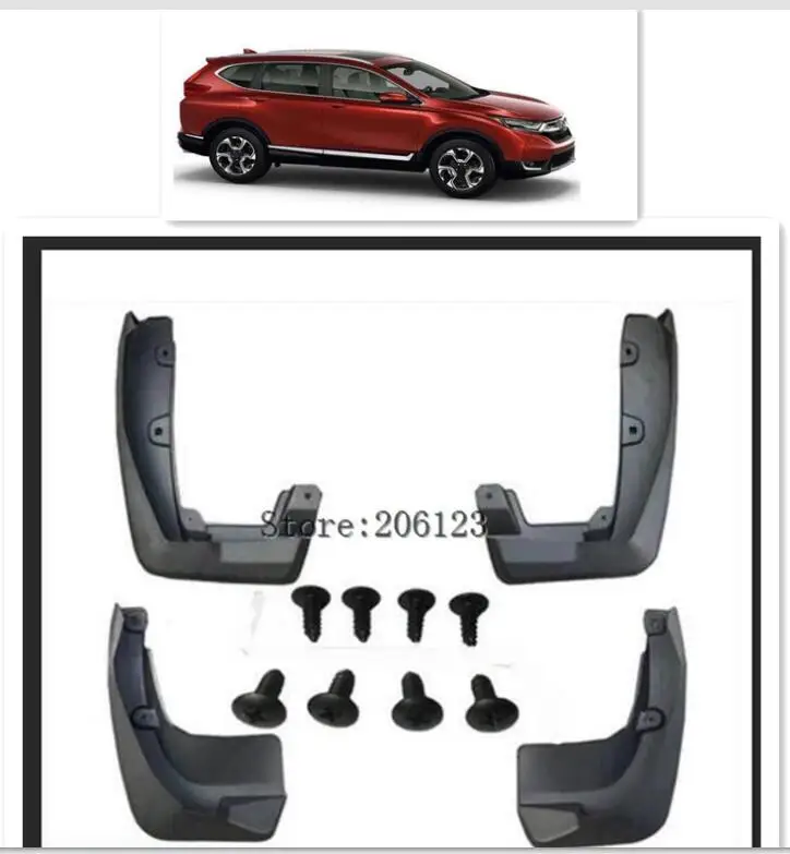 Литые Автомобильные Брызговики для Honda CR-V CRV Брызговики аксессуары для брызговиков
