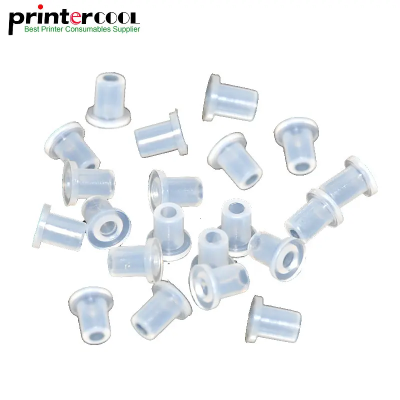 einkshop 500pcs DIY CISS tube bend sleeve Hollow plug transparent rubber for CISS cartridges