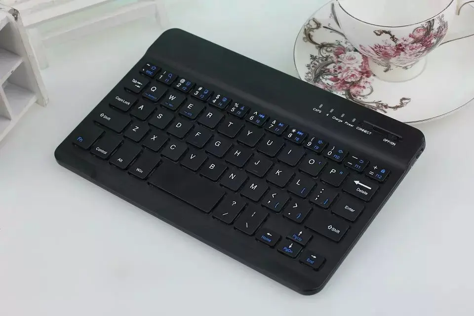 Беспроводная Bluetooth клавиатура+ Чехол-книжка из искусственной кожи для iPad Pro 97//Air 2 Беспроводная Bluetooth клавиатура плоская Мобильная Ph