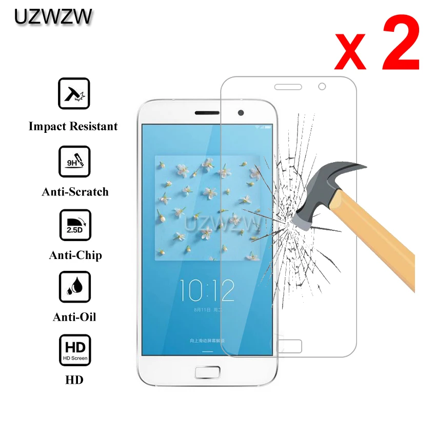 2 шт для lenovo ZUK Z1 Premium 2.5D 0,26 мм Закаленное стекло-экран протектор для lenovo ZUK Z1 защитное стекло