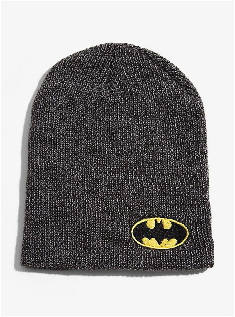 SXKN002 Batmen вышивка хип хоп Танцевальная спортивная вязаная шапка зимние женские