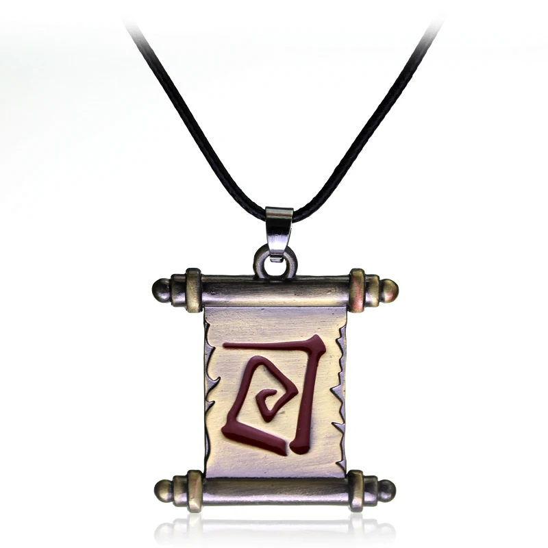 Модные ювелирные изделия Dota 2 Town Portal Transfer Scroll ожерелье Colar Vintage Talisman of Evasion Pudge Magical