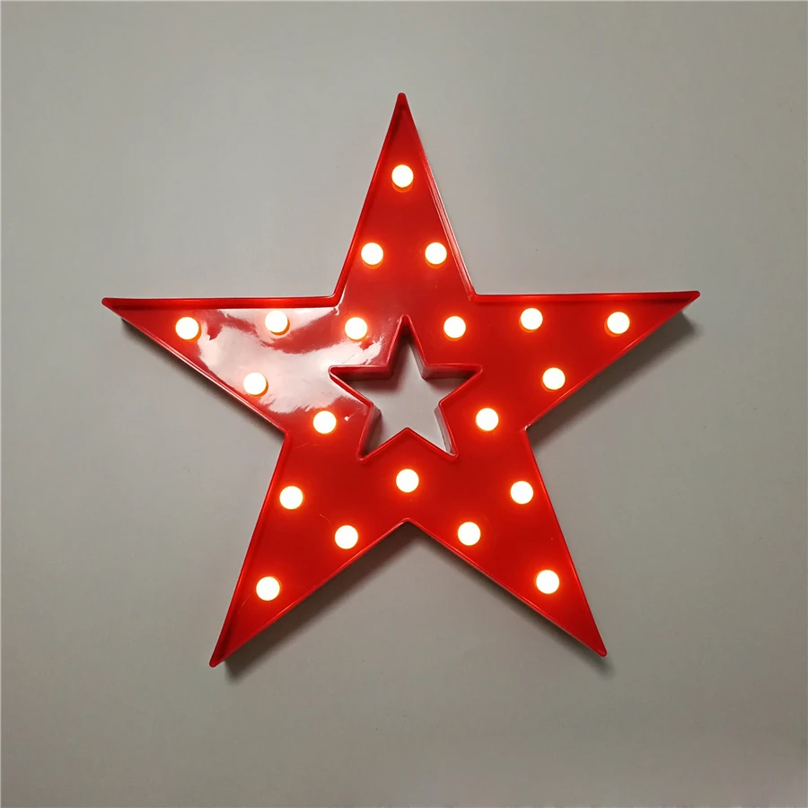 Светодиодный настенный светильник с буквами сердечки для спальни свадьбы дня