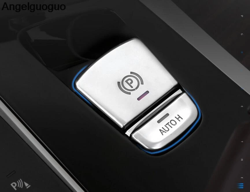 Angelguoguo центральный ручной тормоз P Авто H кнопка декоративная Накладка для BMW 5