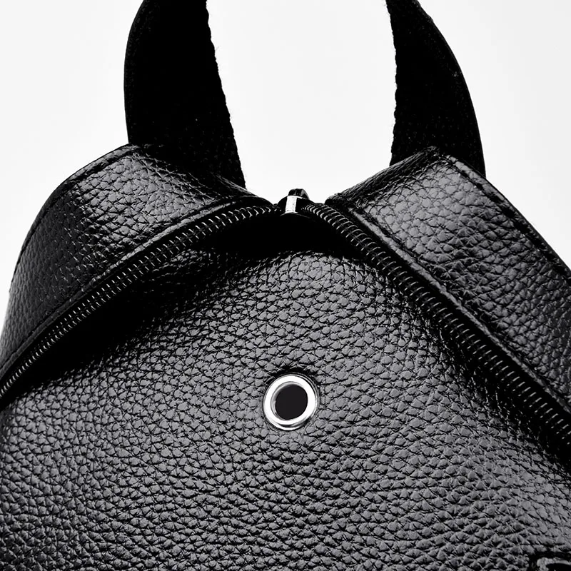 2019 маленькие кожаные рюкзаки для девочек Sac a Dos Женская дорожная сумка через