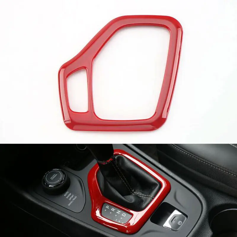 

1PC New ABS Gear Shift Box Surround Trim Cover Panel Frame Sticker Fit for Jeep Cherokee 2014 2015