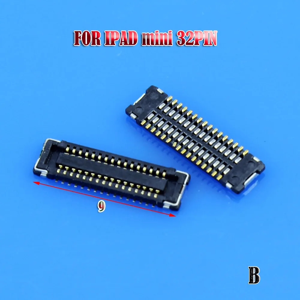 Новый коннектор FPC для iPad 2 3 4 5 Mini4 20pin 32pin Lcd дигитайзер/коннектор сенсорного экрана