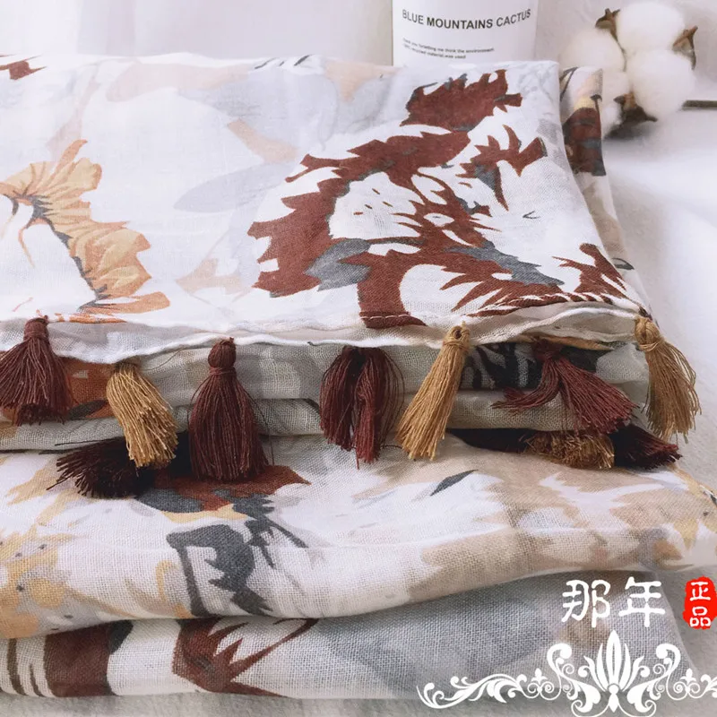 

2019 new hijab women flower pattern scarf tassel fashion pretty scarves and shawls bandana long shawl elegant hot sale