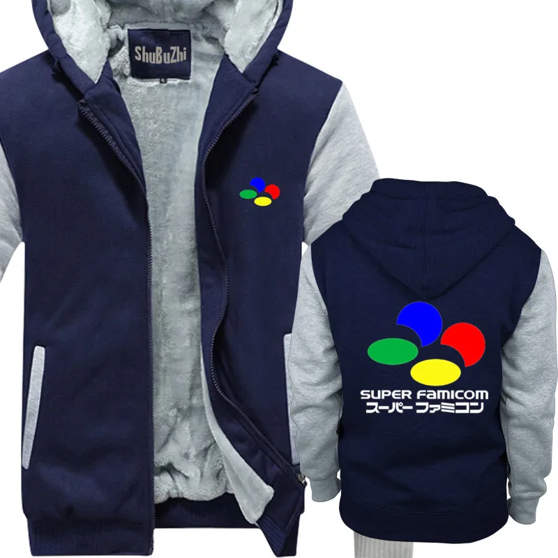 Толстовка SNES Мужская Флисовая утепленная толстовка зимняя куртка пальто