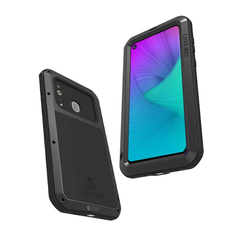 Защитный чехол LOVE MEI для Samsung Galaxy A8S A8 S прочный металлический алюминиевый с полной
