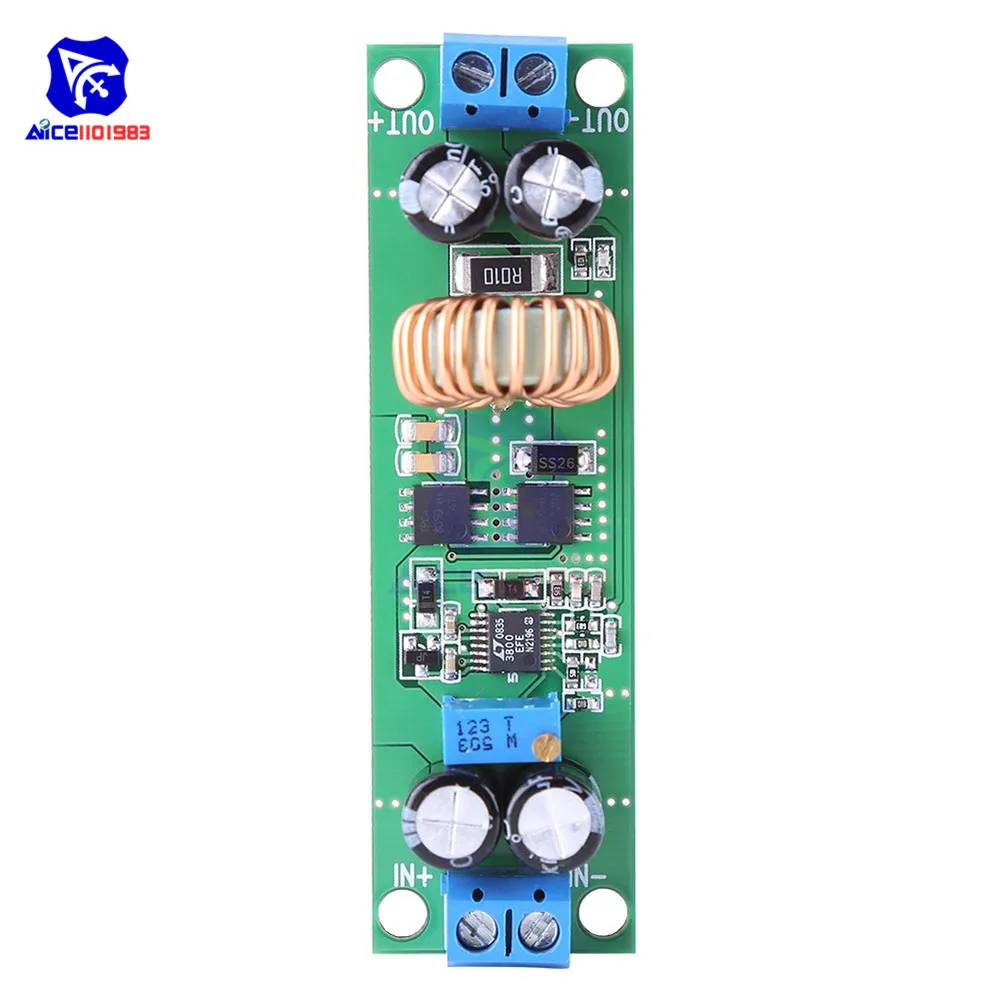 Регулируемый 10A DC-DC 60V 48V 36V 24V 6,5 V постоянного тока до 30V 24V 12V 3В автомобильное зарядное устройство Регулятор модуль ldo понижающего преобразователя питания модуль