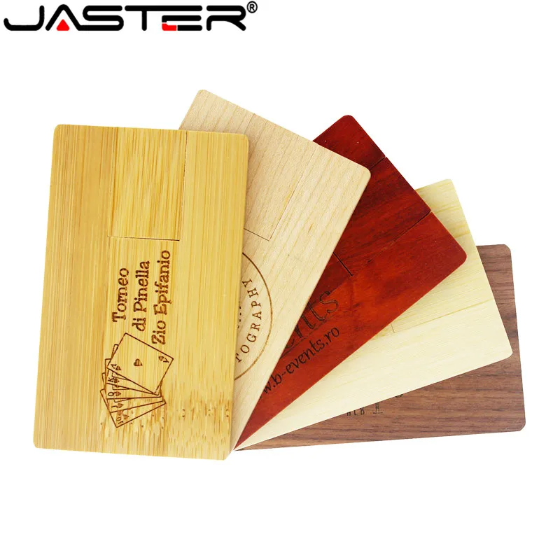 Флэш накопитель JASTER под заказ флэш Usb деревянная Флэшка 8 ГБ 16 32 (бесплатный