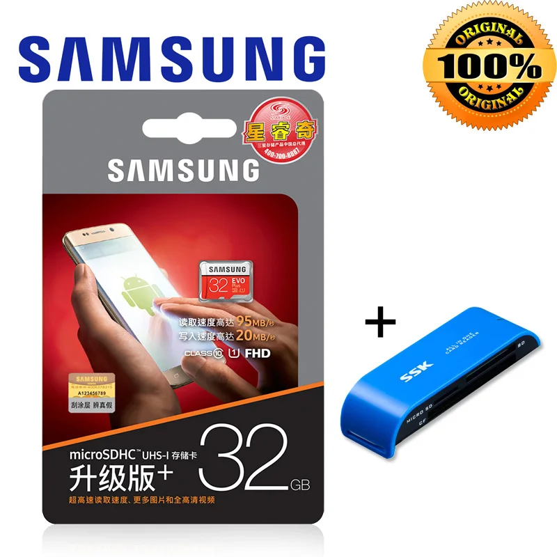 Samsung Micro SD карта 32 Гб TF 64 класс 10 U3 Microsd 128 ГБ Мини памяти для ноутбука Dji планшет android